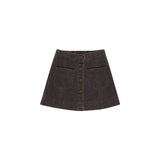 Rylee & Cru - Denver Mini Skirt - Washed Black