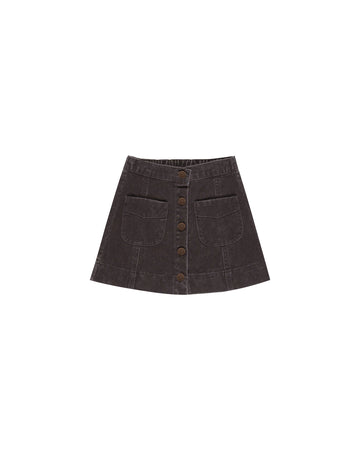 Rylee & Cru - Denver Mini Skirt - Washed Black