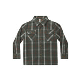 Rylee & Cru - Pocketed Flannel Shirt Holiday Plaid