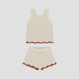 Rylee & Cru - Crochet Tank Set - Natural Poppy