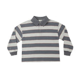 Rylee & Cru - Rugby Polo Sage Stripe