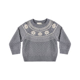 Rylee & Cru - Fair Isle Sweater Slate