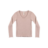Rylee & Cru - Ribbed Long Sleeve Rosewood