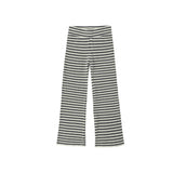 Rylee & Cru - Flare Rib Knit Pant Midnight Stripe