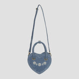 Rylee & Cru - Heart Purse - Indigo