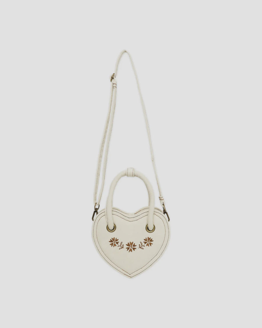 Rylee & Cru - Heart Purse - Natural