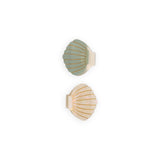 Rylee & Cru - Shell Clip Set Seafoam, Natural