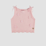 Souris Mini - Knitted Crochet Camisole - Pink