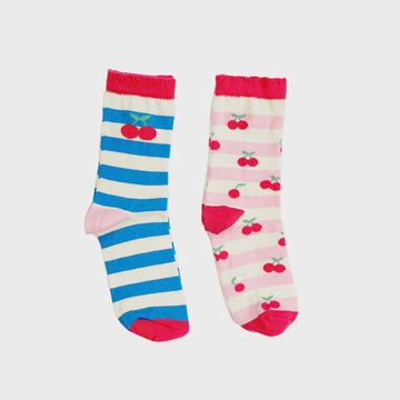 Rockahula - Cherry Stripe Socks - 2-Pack