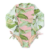 Shade Critters - Shimmer Long Sleeve One Piece - Cabana Palms
