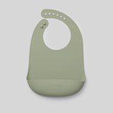 Lou Lou Lollipop - Silicone Bib - Silver Sage