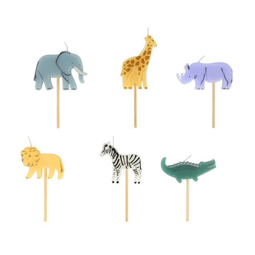 Meri Meri - Mini Safari Animals Candles