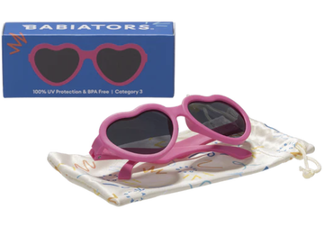 Babiators - Original Hearts Paparazzi Pink - Smoke Lenses