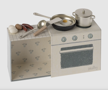 Maileg - Breakfast Cooking Set, Mouse
