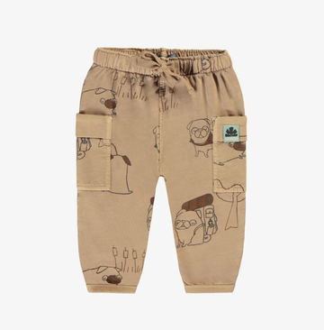 Souris Mini  - Relaxed Fit Pants - Light Brown