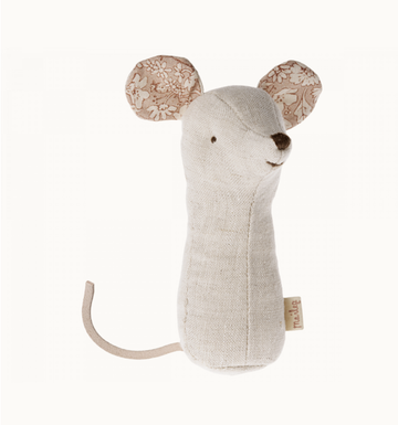 Maileg - Lullaby Friends - Mouse Rattle - Nature