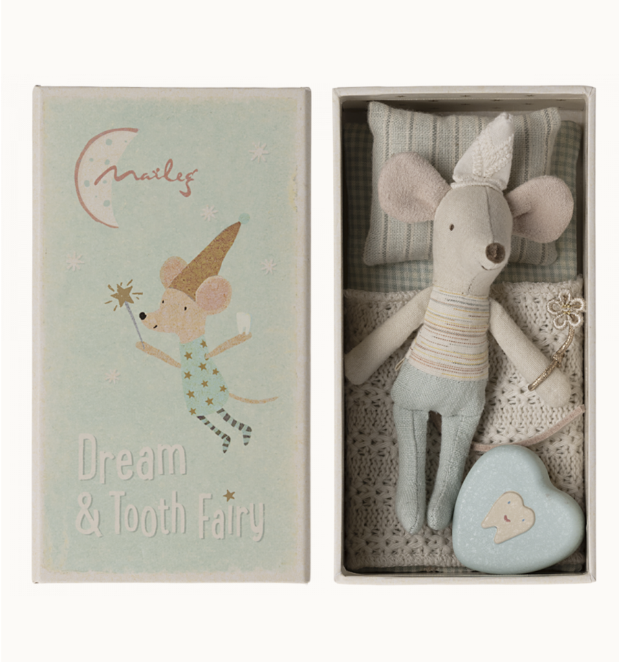 Maileg - Tooth Fairy Mouse - Little Brother in Matchbox