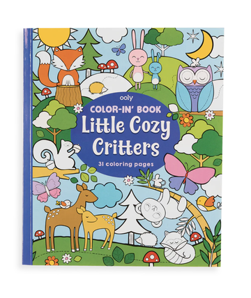 Ooly - Colour-in-Book - Little Cozy Critters