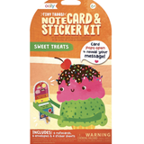 Ooly - Tiny Tadas! Note Cards & Sticker Set - Sweet Treat