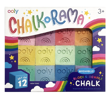 Ooly - Chalk-O-Rama Block Sidewalk Chalk