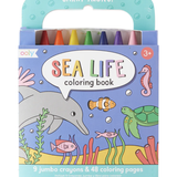 Ooly - Carry Along Coloring Kit - Sea Life