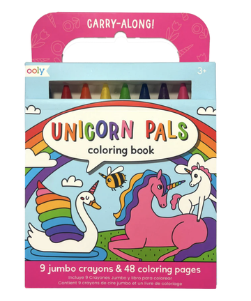 Ooly - Carry Along Coloring Kit - Unicorn Pals