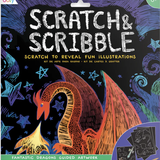 Ooly - Scratch & Scribble Art Kit - Fantastic Dragon