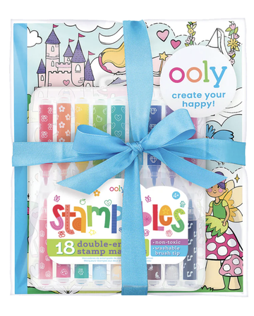 Ooly - Princesses & Fairies Stampables Coloring Pack