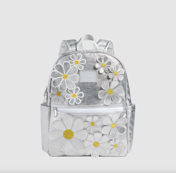 State Bags - Kane Double Pocket Backpack - 3D Daisies