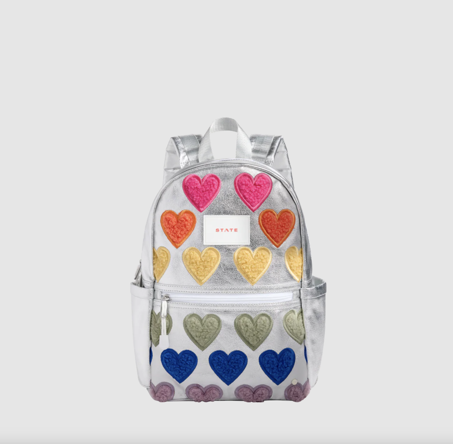 State Bags - Kane Mini Backpack - Fuzzy Hearts