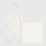 Petit Bateau - 3 Piece Set - Bunny Print
