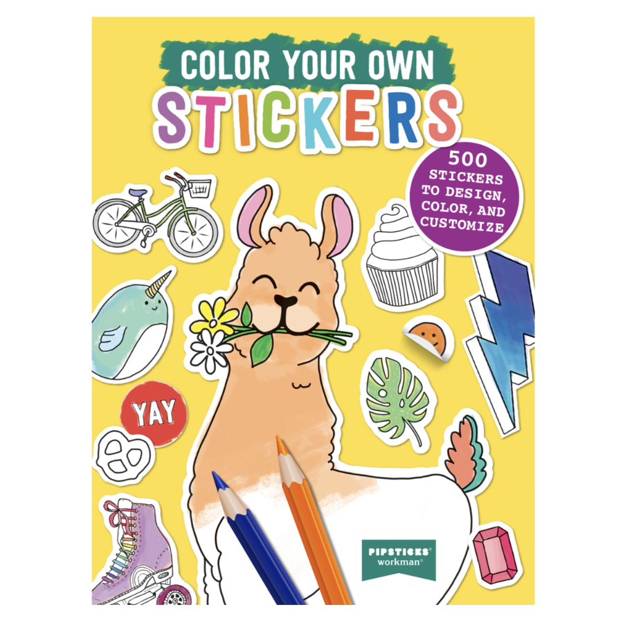 Color Your Own Stickers - Activity Book