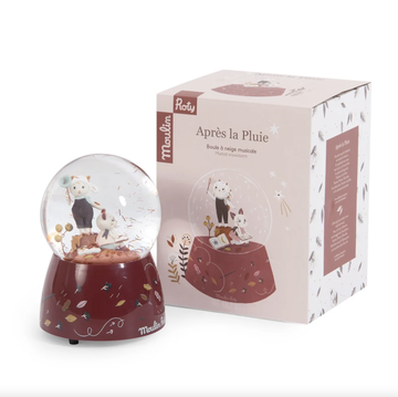 Moulin Roty - Apres le Pluie - Musical Snow Globe