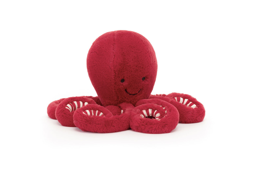 Jellycat - Cranberry Octopus - Little