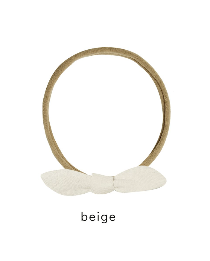 Quincy Mae -  Little Knot Headband - Ivory