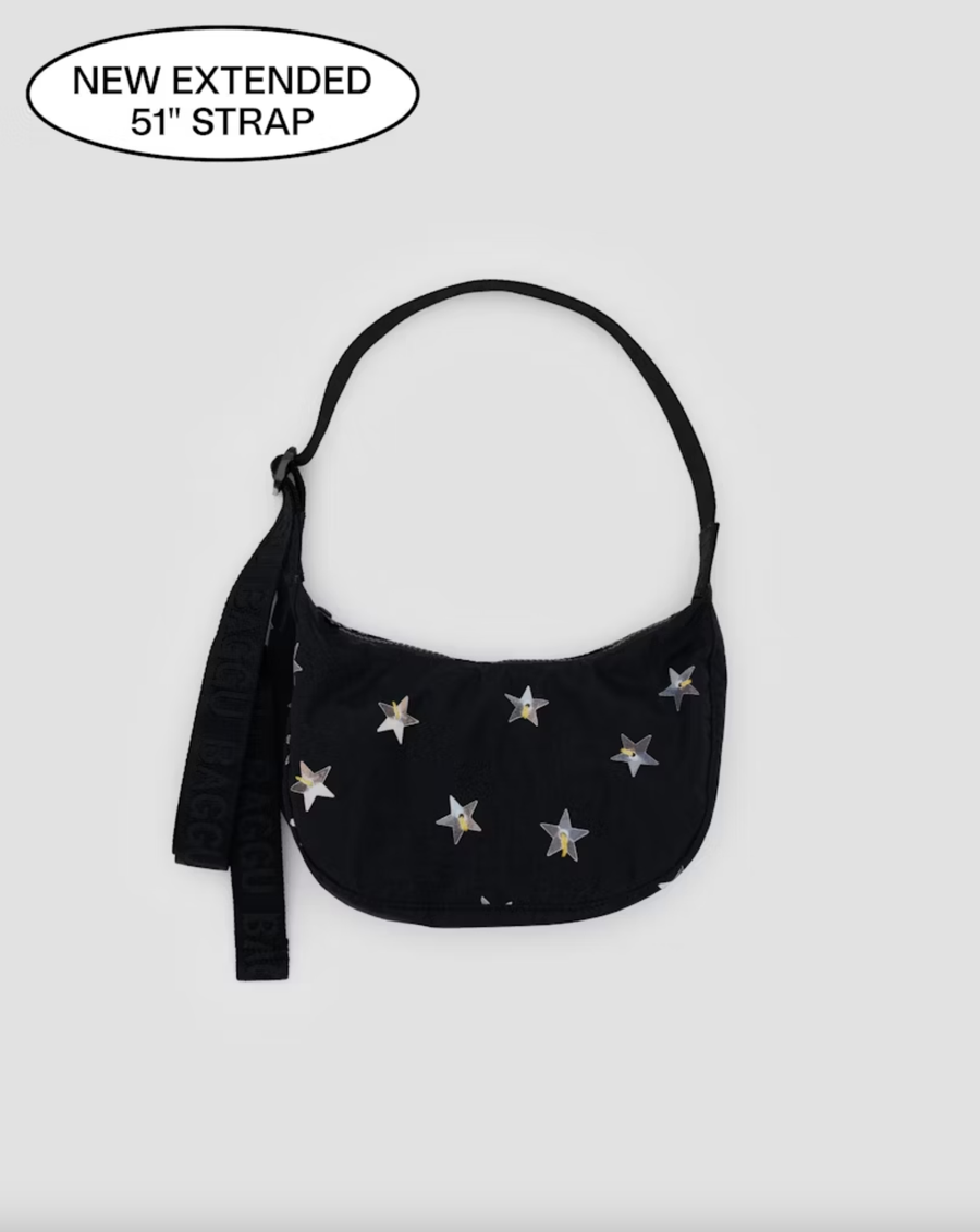 Baggu - Small Nylon Crescent Bag - Stars