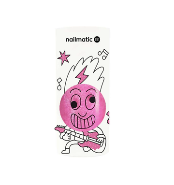 Nailmatic - Water-based Nail Polish - Neon Pink Glitter