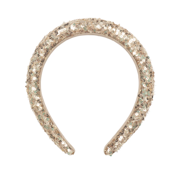 Rockahula - Gold Sequin Padded Headband