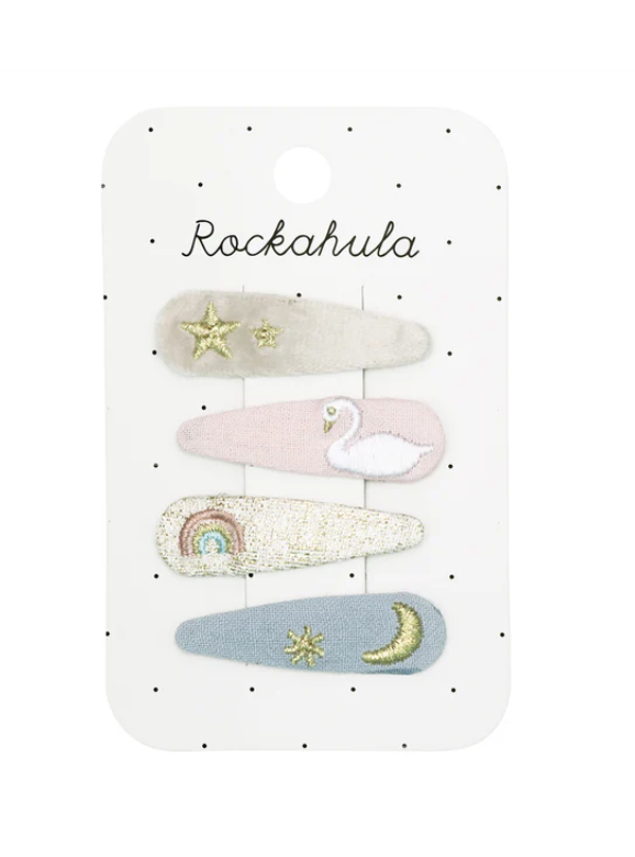 Rockahula - Enchanted Embroidered Clip Set