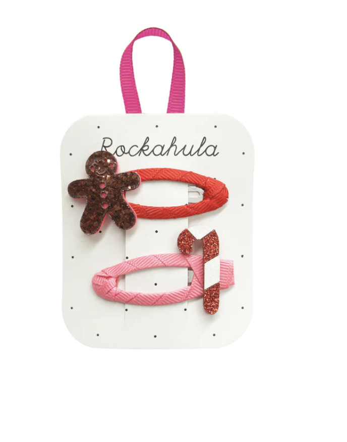 Rockahula - Gingerbread and Candy Cane Clips