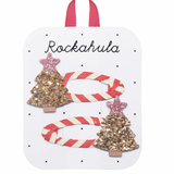 Rockahula - Stripy Christmas Tree Clips