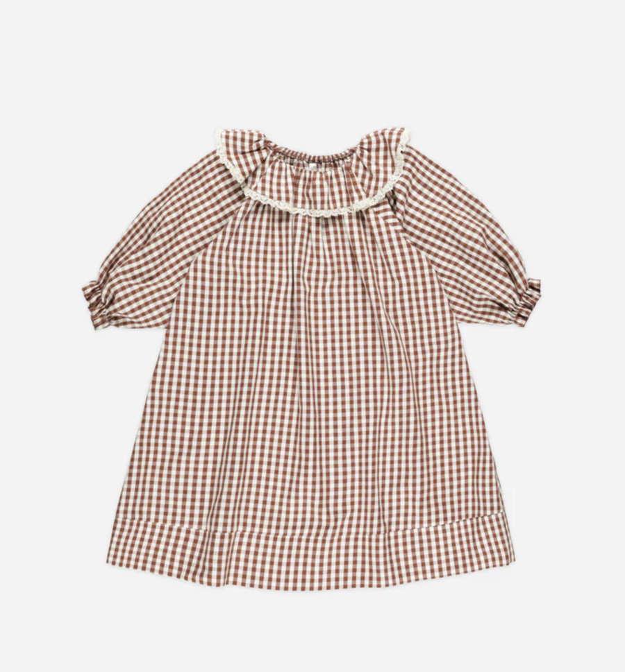 Rylee & Cru - Nightgown - Brick Gingham