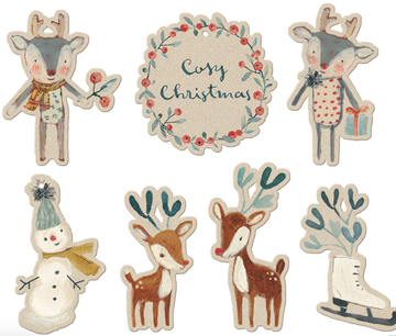 Maileg - Cosy Christmas Gift Tags - 14 Pieces