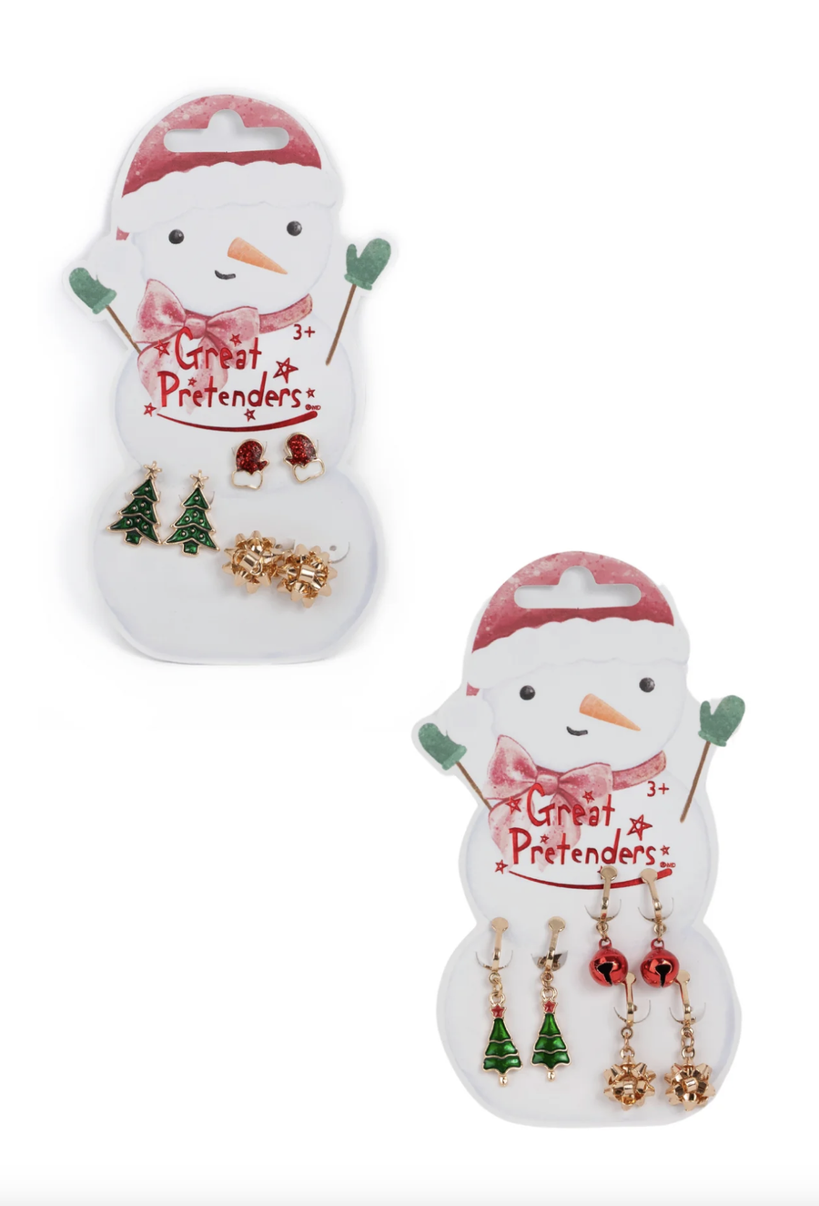 Great Pretenders - Snowman Earrings - 3 Pairs