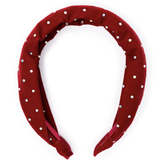 Great Pretenders - Sparkle Red Velvet Headband