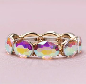 Great Pretenders - Boutique Chic Aurora Borealis Gem Bracelet