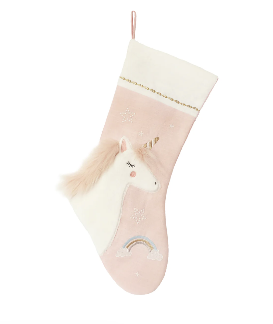 Mon Ami - Pink Unicorn Stocking