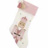 Mon Ami - Tassled Nutcracker Stocking - Pink