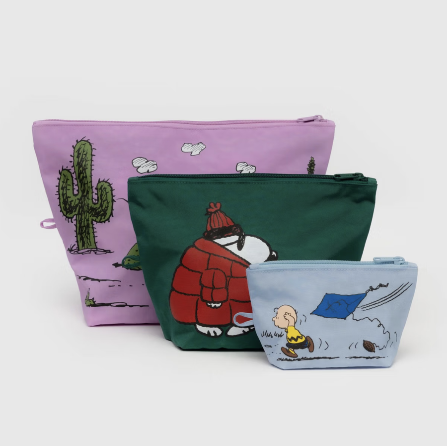 Baggu - Go Pouch Set - Peanuts