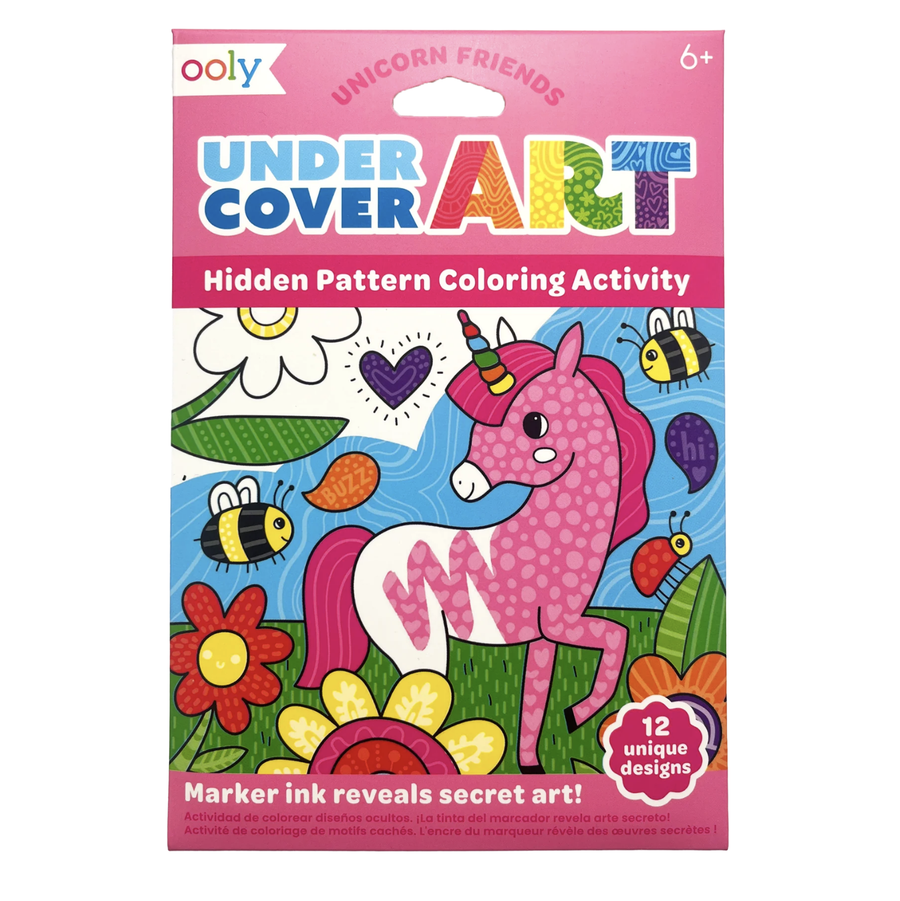 Ooly - Under Cover Art Activity - Unicorn Friends